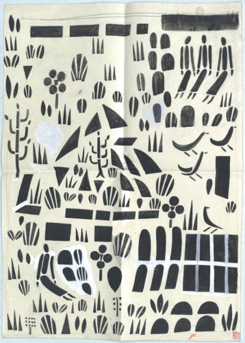 deco, textiles, matilde flogl, black and white, drawing